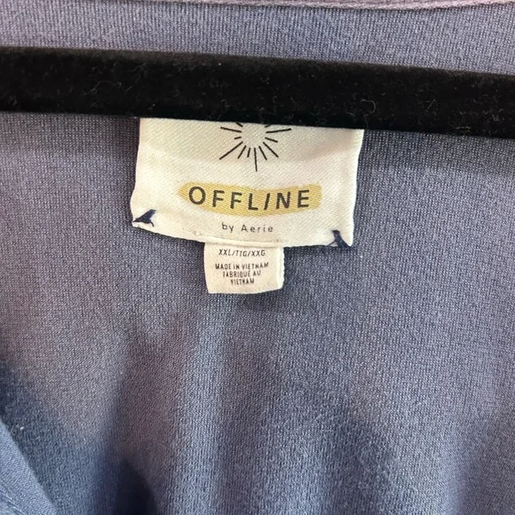 Offline by Aerie Velvet Blue Women's Jacket - Picture 2 of 5